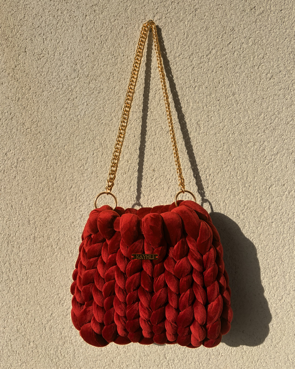 Puffer Bag - Blood Red
