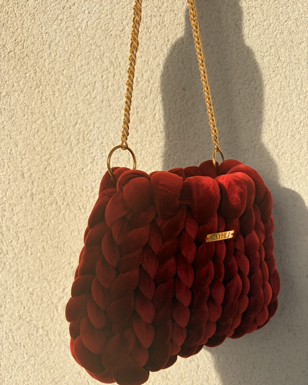Puffer Bag - Blood Red