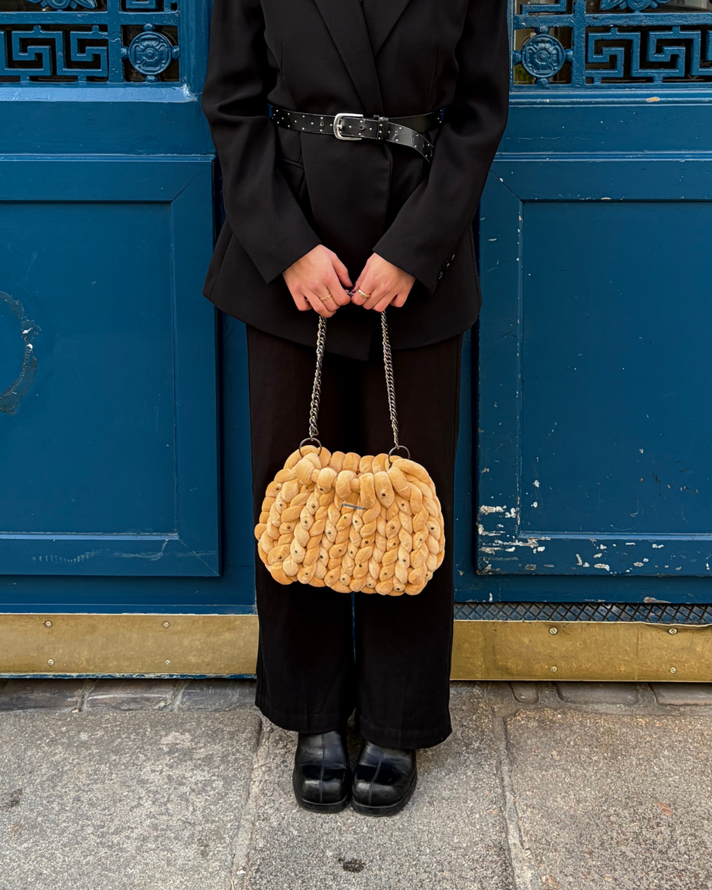 Puffer Bag - Amber Stone