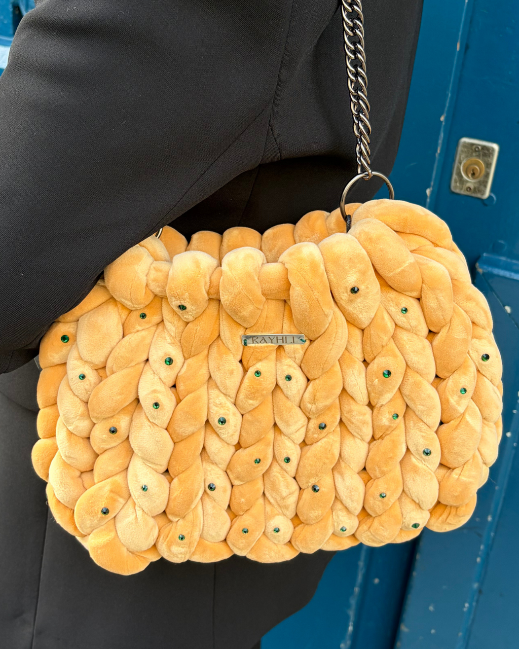 Puffer Bag - Amber Stone