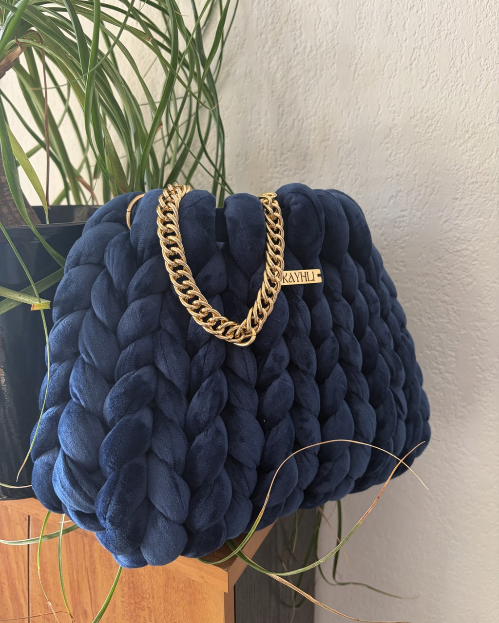 Puffer Bag - Midnight Blue