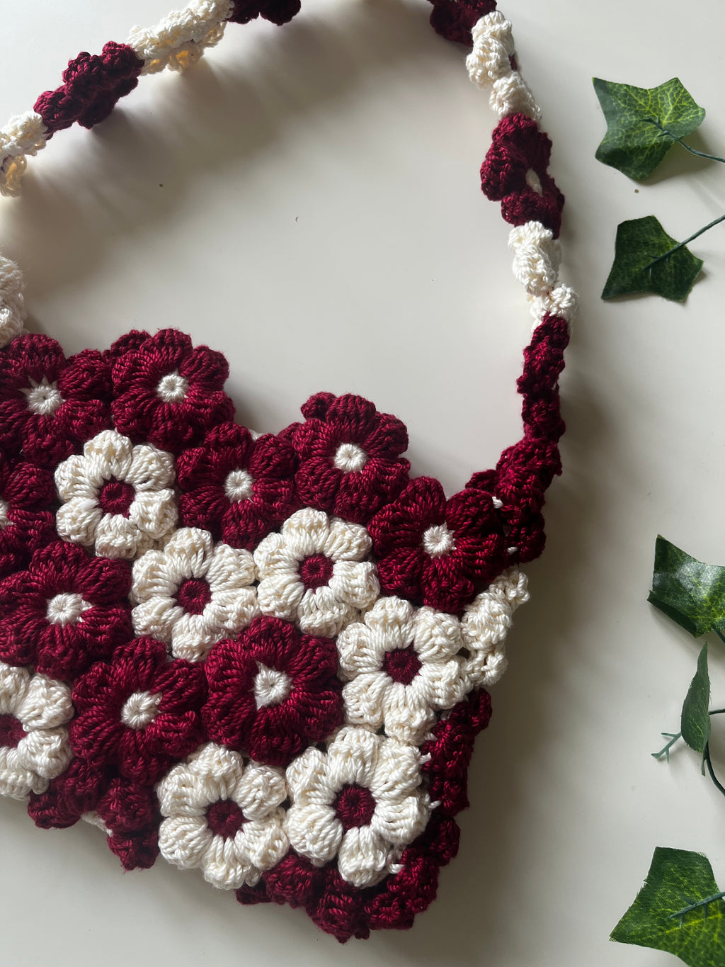 Sac en fleur bicolore