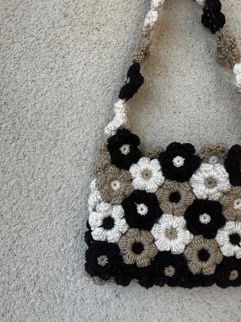 Sac en fleurs tricolore