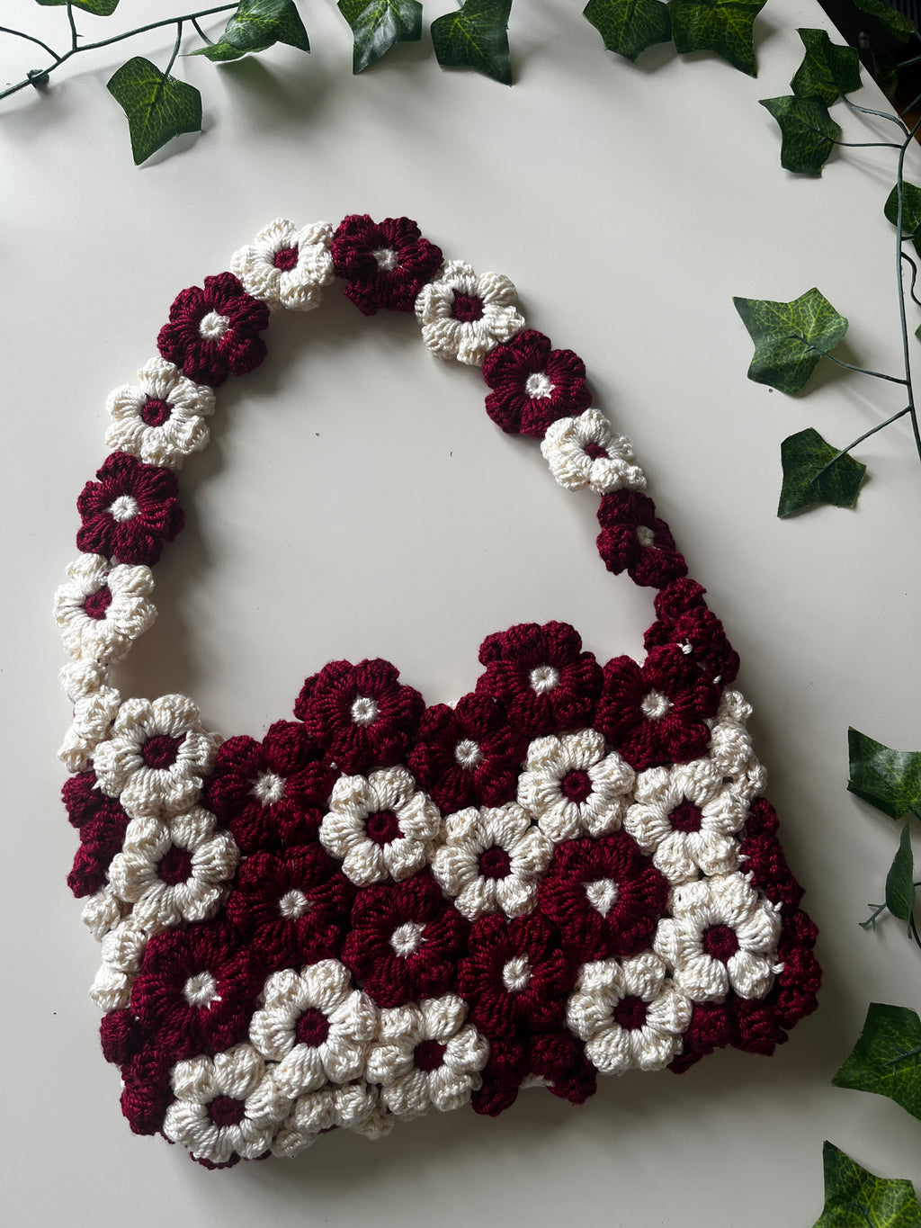 Sac en fleur bicolore