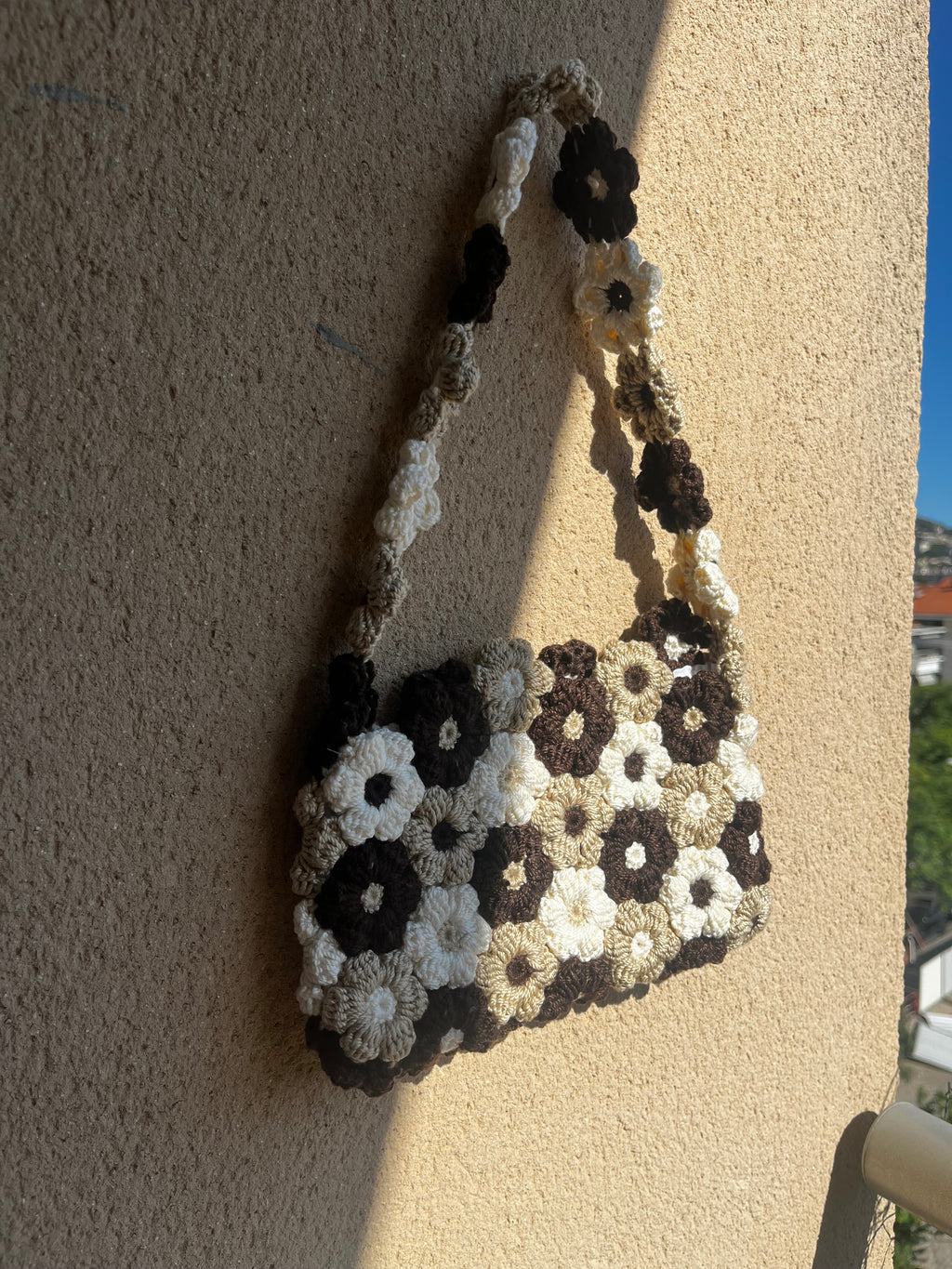 Sac en fleurs tricolore
