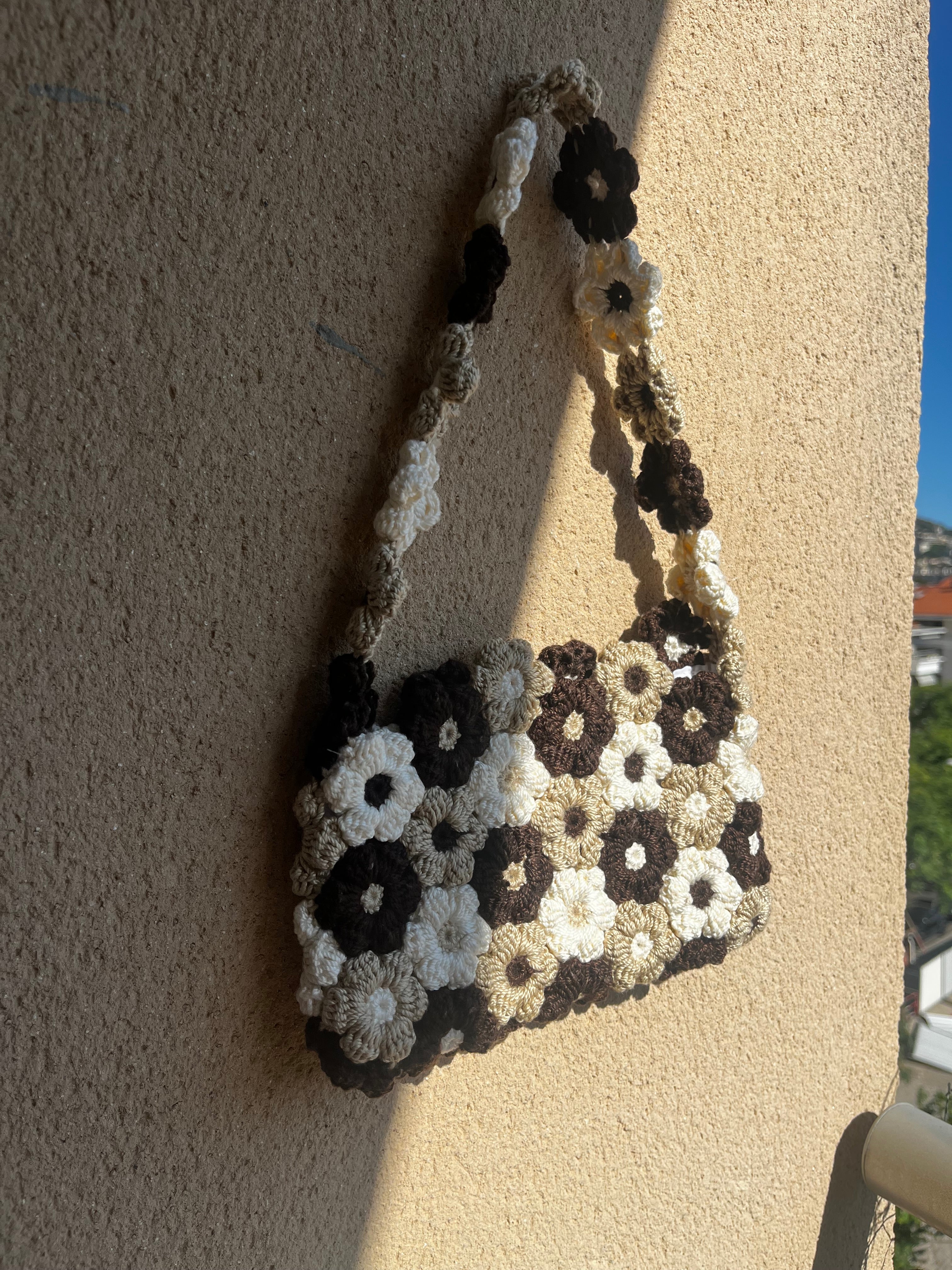 Sac en fleurs tricolore