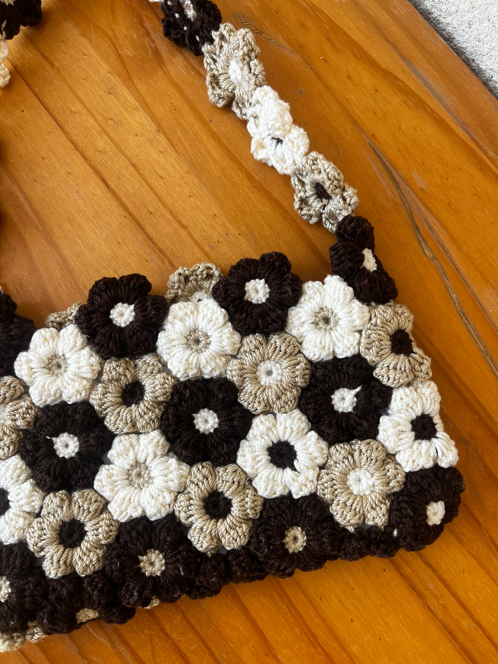 Sac en fleurs tricolore