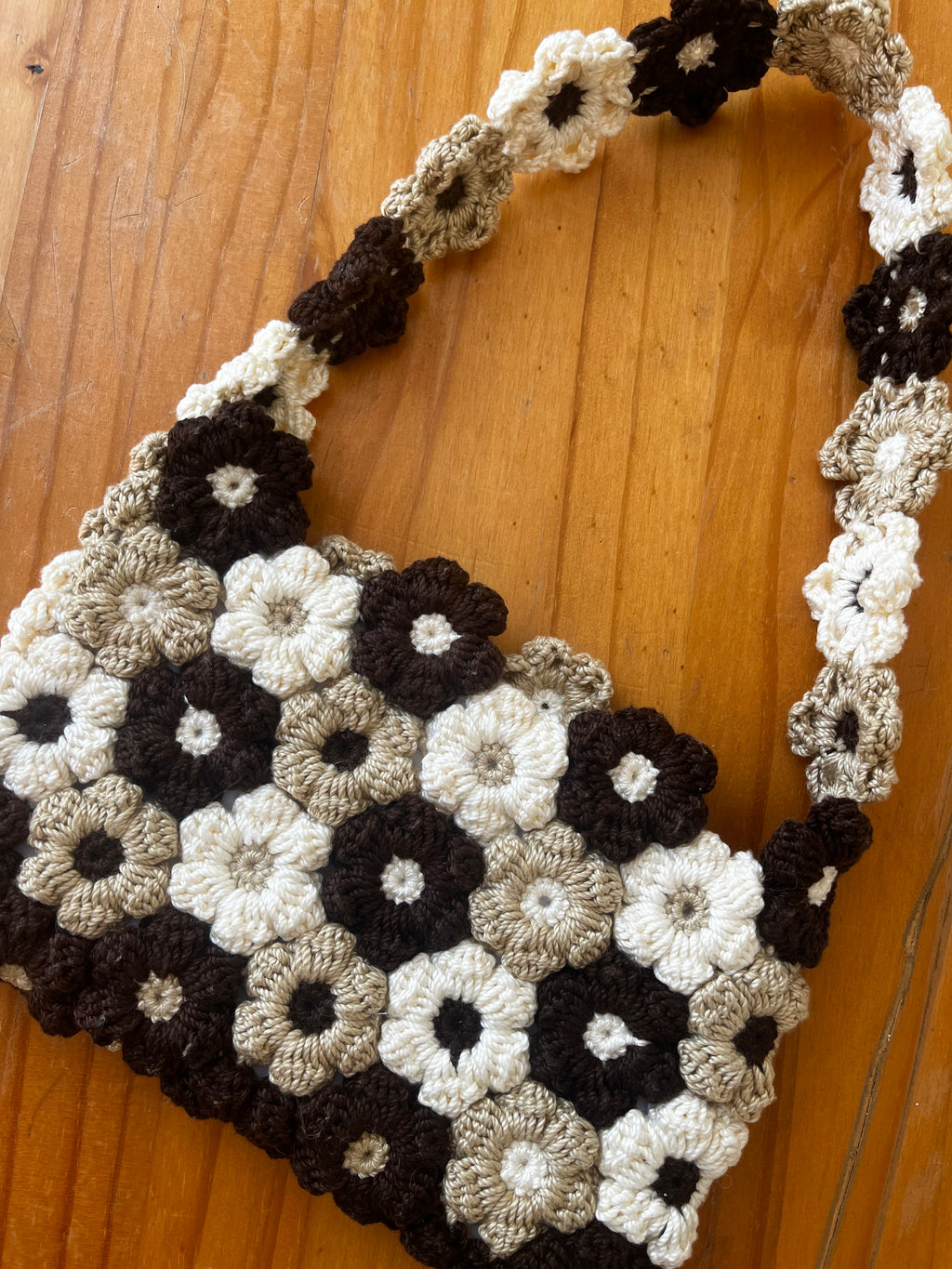 Sac en fleurs tricolore